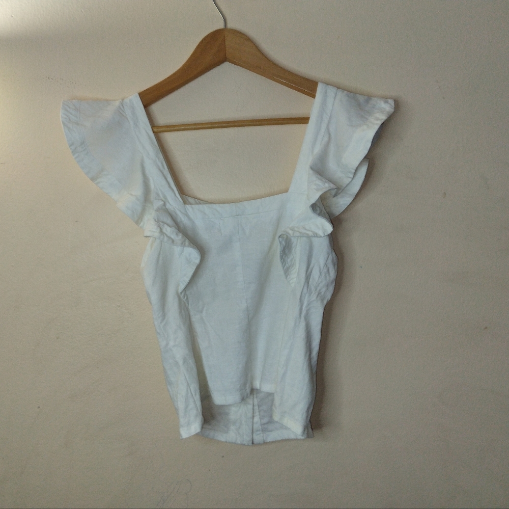 LPA Button Ruffle Tank Top Size XS - Picture 9 of 13